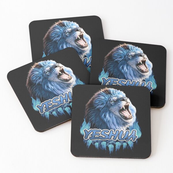 Item preview, Yeshua Fire in Blue designed and sold by Tripp Art Studio.