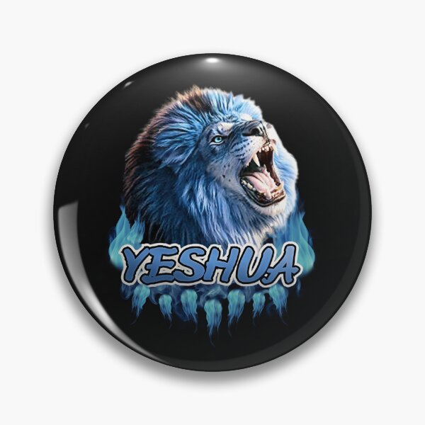 Item preview, Yeshua Fire in Blue designed and sold by Tripp Art Studio.