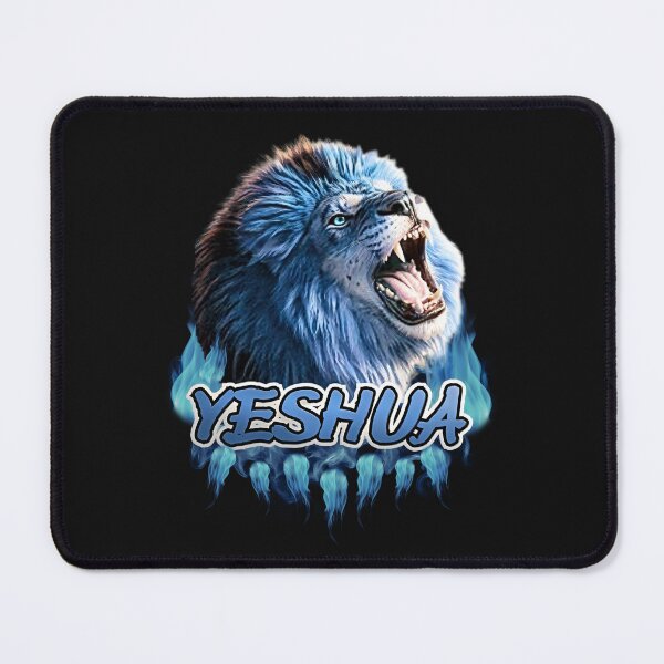 Item preview, Yeshua Fire in Blue designed and sold by Tripp Art Studio.
