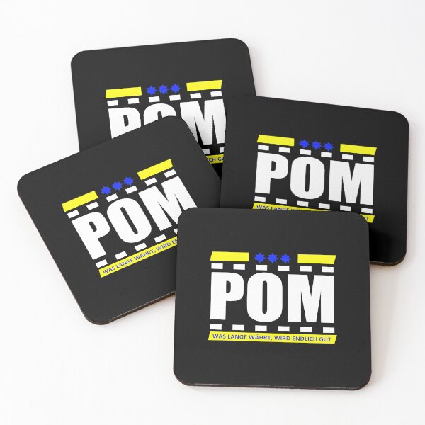 Item preview, POM German Proverb Persistence Motivation Typography Design designed and sold by DaniaNeal.