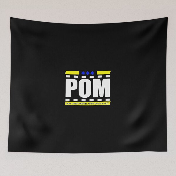 Item preview, POM German Proverb Persistence Motivation Typography Design designed and sold by DaniaNeal.