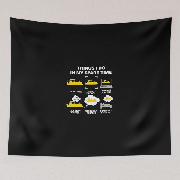 Item preview, Pontoon Boat Lover Spare Time Activity Gift designed and sold by HassanPonce.