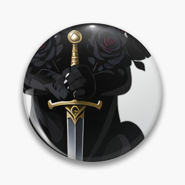 Item preview, Gothic Black Panther Dagger and Black Rose designed and sold by IllumeInk.