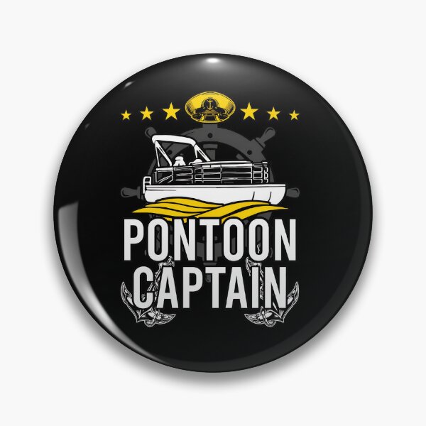 Artikelvorschau, Grafikdesign für Pontonbootkapitän entworfen und verkauft von SalvadorEllison.