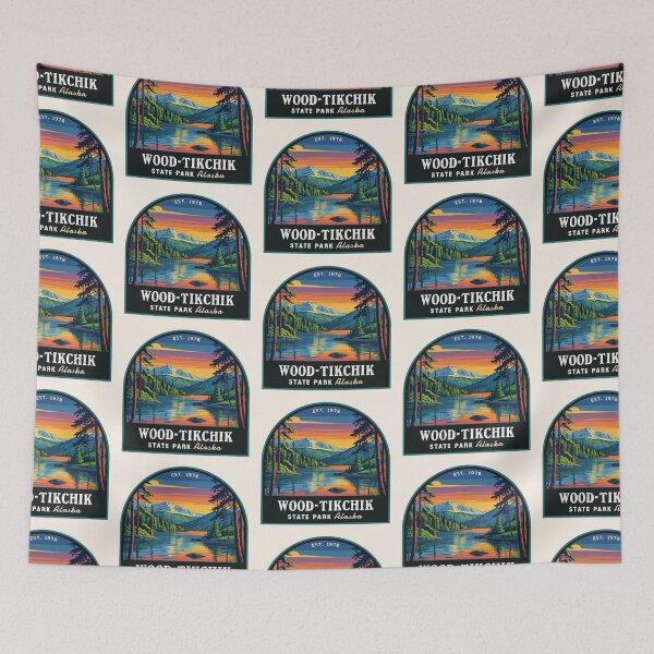 Item preview, Wood-Tikchik State Park (Alaska), USA designed and sold by PinkandP.