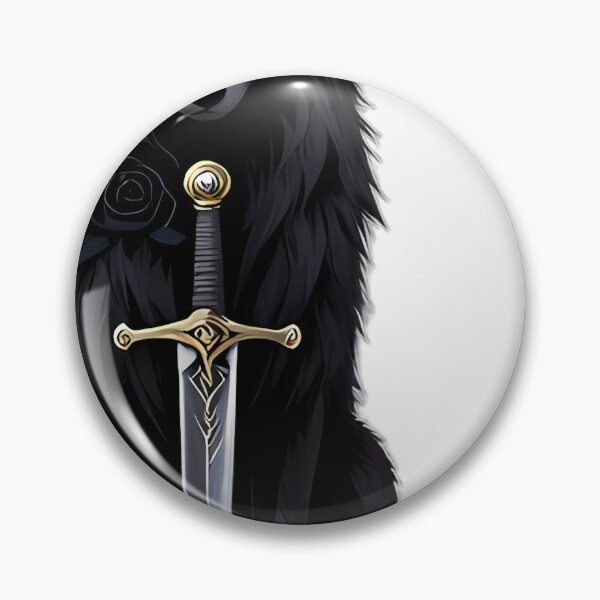 Item preview, Gothic Shadow Fox Dagger and Black Rose designed and sold by IllumeInk.