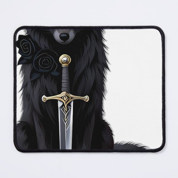 Item preview, Gothic Shadow Fox Dagger and Black Rose designed and sold by IllumeInk.