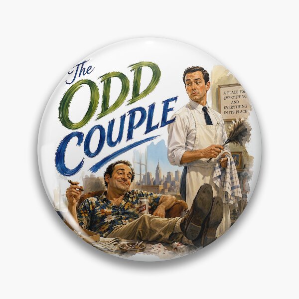 Item preview, The Odd Couple designed and sold by Lyric Vault - Rock on.