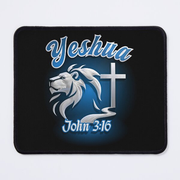 Item preview, Yeshua John 3:16 Blue designed and sold by Tripp Art Studio.