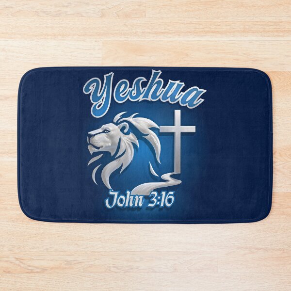 Item preview, Yeshua John 3:16 Blue designed and sold by Tripp Art Studio.