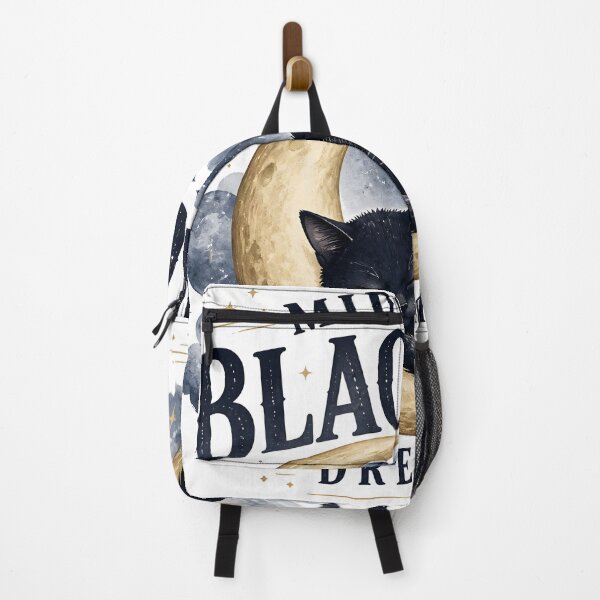 Item preview, Midnight Black Cat Dreamer Watercolor Fantasy designed and sold by BernoNickel.