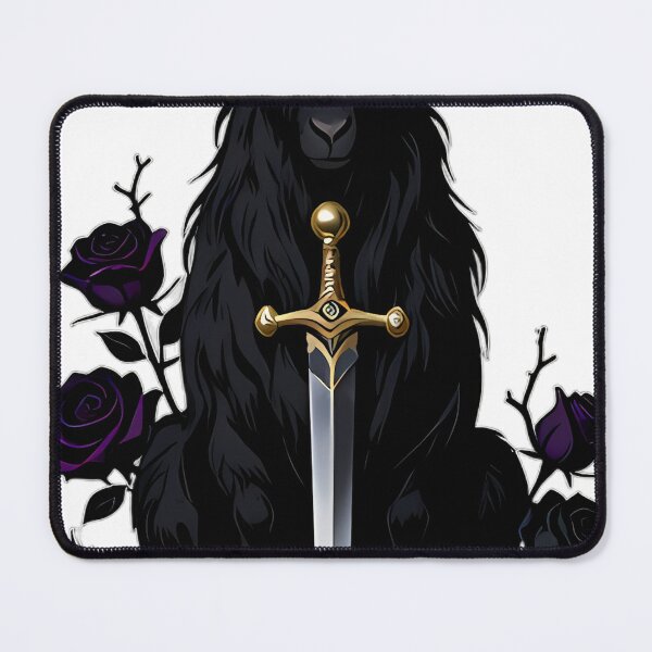 Item preview, Gothic Black Goat Dagger and Black Rose designed and sold by IllumeInk.