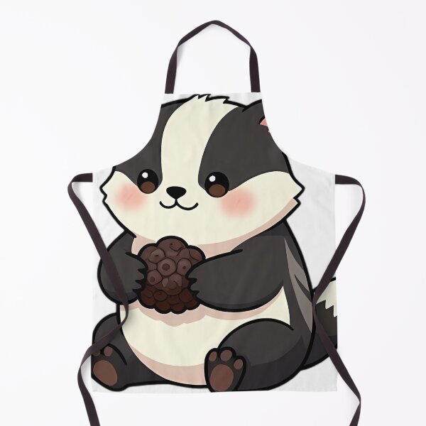 Item preview, Cute Baby Badger with Foraged Truffle designed and sold by pumsquare.