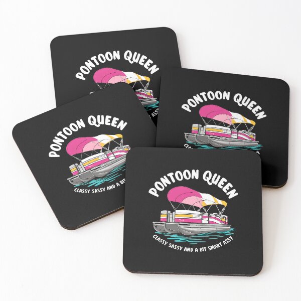 Item preview, Pontoon Queen Classy Sassy Smart Ass Boat Fun designed and sold by DaniaNeal.