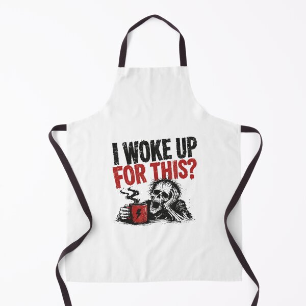 Item preview, I Woke Up For This? Not A Morning Person Coffee Lover Sarcasm Humor designed and sold by HumansStuck12.