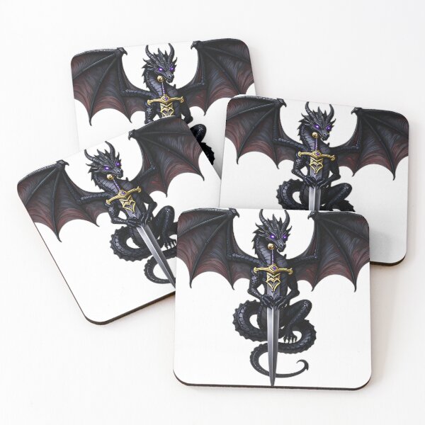 Item preview, Gothic Shadow Dragon Dagger and Black Rose designed and sold by IllumeInk.