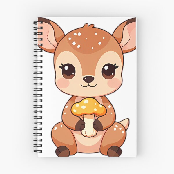 Item preview, Cute Baby Fawn with Golden Honey Mushrooms designed and sold by pumsquare.