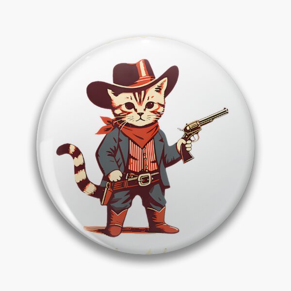 Item preview, Western Cowboy Cat Buttered Biscuit Funny Retro Meme | Limited Edition designed and sold by TalbiahmedRedha.