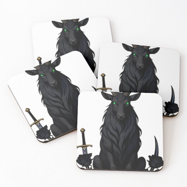 Item preview, Gothic Black Hart Stag Dagger and Black Rose designed and sold by IllumeInk.
