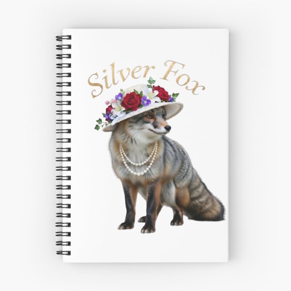 Item preview, Silver Fox With Pearls designed and sold by The She Shed.