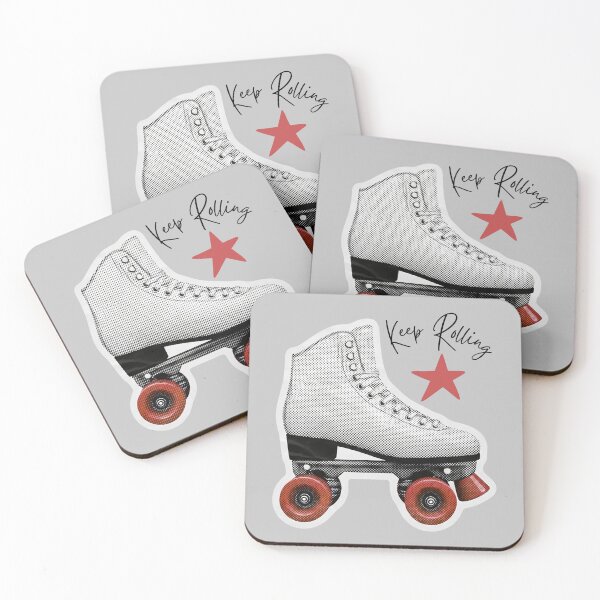 Item preview, Keep Rolling Retro Roller Skate designed and sold by LuvePress.