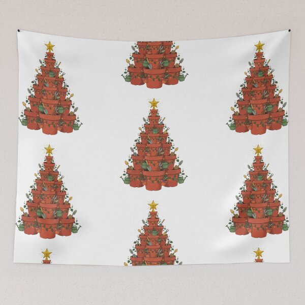 Item preview, Gardening Christmas Tree Flower Pot Plant Lover Holiday designed and sold by CF_VintageDesign.