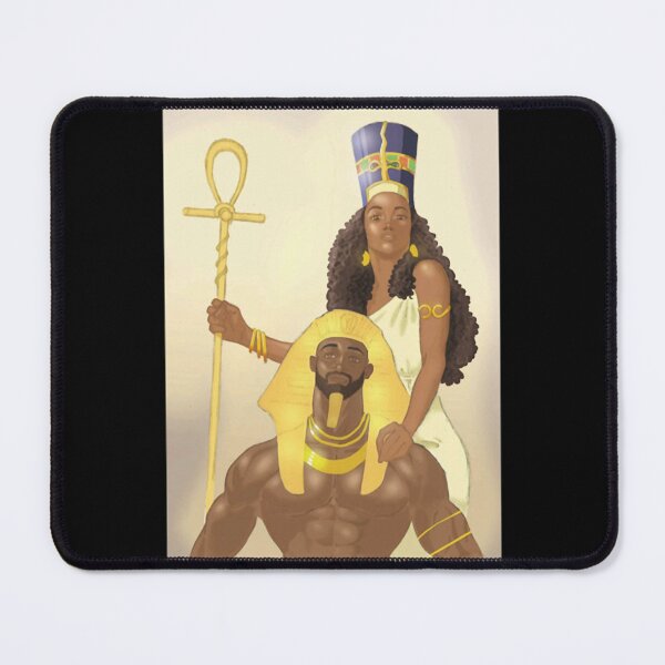 Item preview, Crowned By The Nile Egyptian Queen Pharaoh Royalty Art designed and sold by LeleArtworkse.