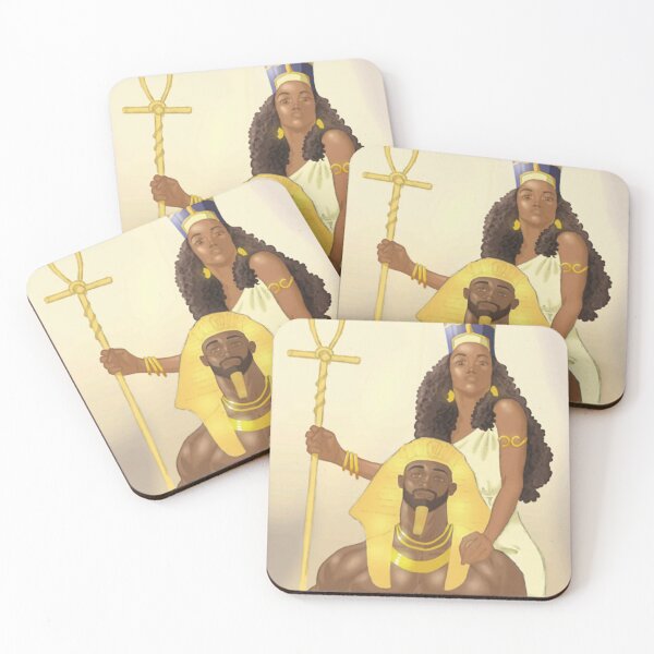 Item preview, Crowned By The Nile Egyptian Queen Pharaoh Royalty Art designed and sold by LeleArtworkse.
