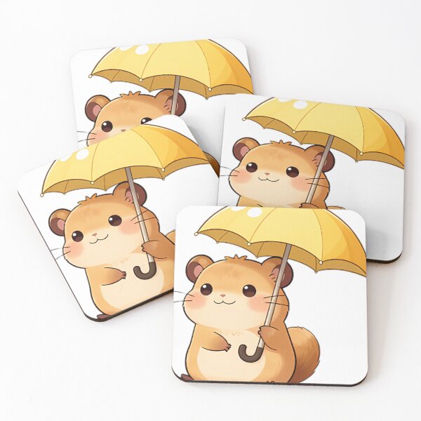 Item preview, Cute Dormouse Sleeping Under a Mushroom Umbrella designed and sold by pumsquare.
