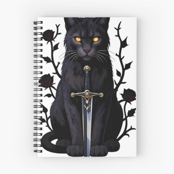 Item preview, Gothic Shadow Lynx Dagger and Black Rose designed and sold by IllumeInk.