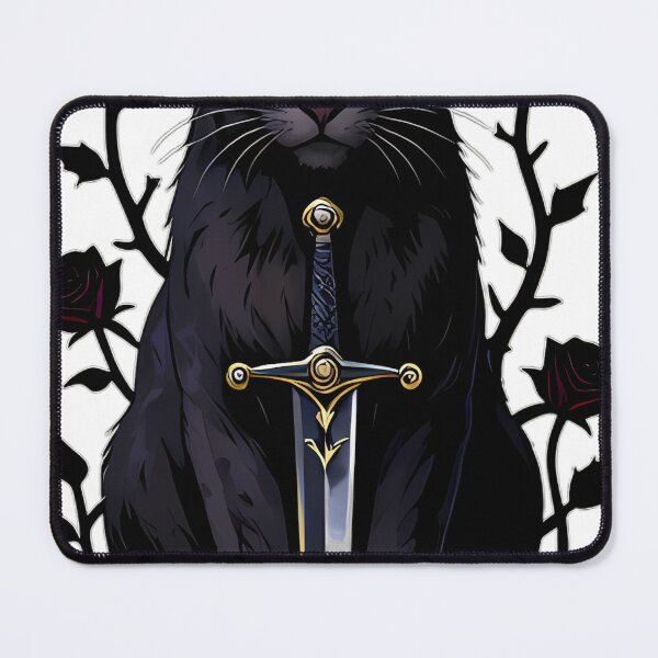 Item preview, Gothic Shadow Lynx Dagger and Black Rose designed and sold by IllumeInk.