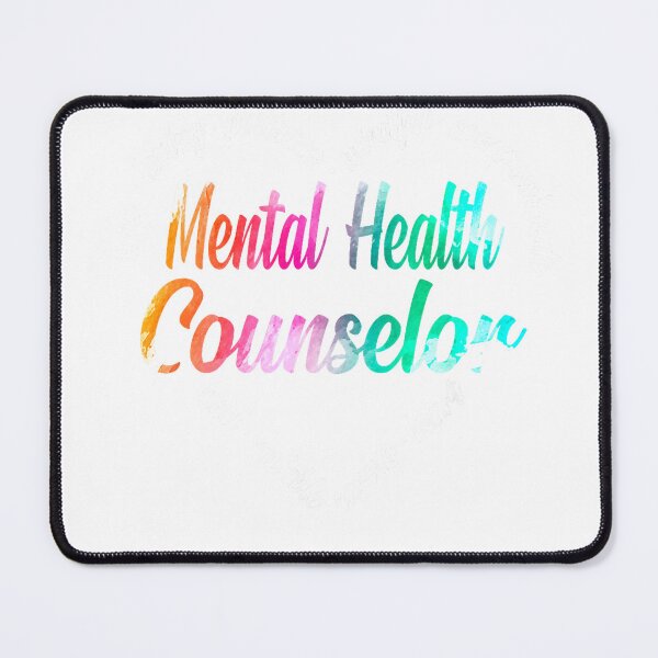 Item preview, Mental Health Counselor Heart Word Cloud Watercolor Rainbow T-Shirt designed and sold by gidget-gadget.