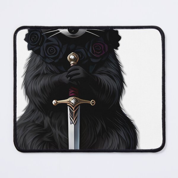 Item preview, Gothic Shadow Raccoon Dagger and Black Rose designed and sold by IllumeInk.