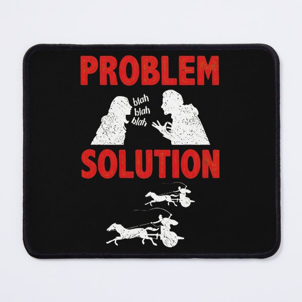 Item preview, Problem Solution Blah Blah Dog Chariot Art designed and sold by DaniaNeal.
