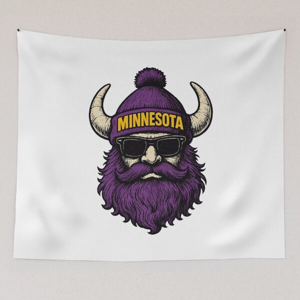 Item preview, Minnesota Bearded Viking Cool Shades Design designed and sold by ezemannan.