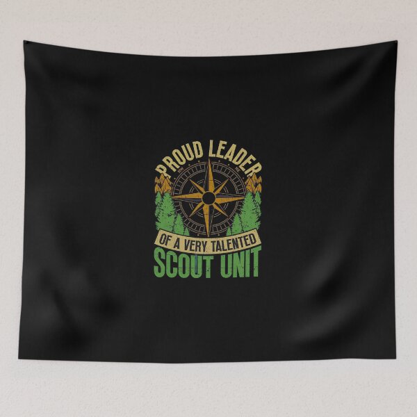 Item preview, Proud Leader Scout Unit Compass Trees Vintage designed and sold by MckennaChris.