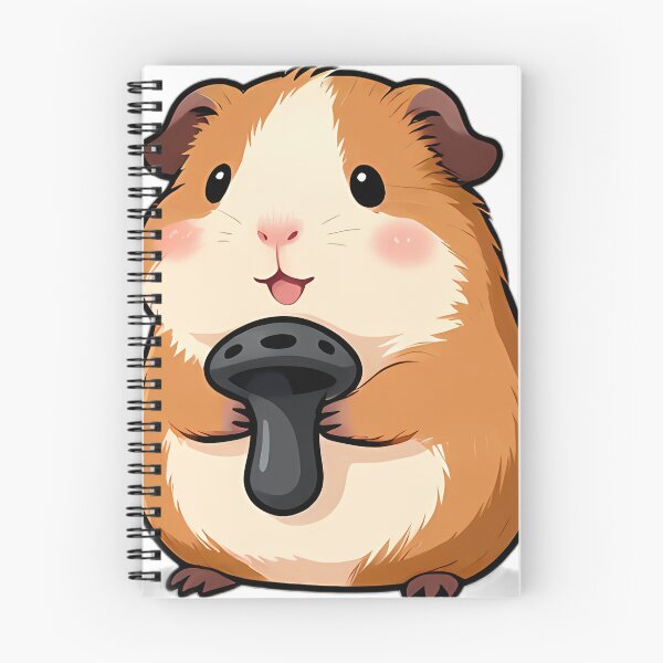 Item preview, Cute Guinea Pig with Black Trumpet Mushroom designed and sold by pumsquare.