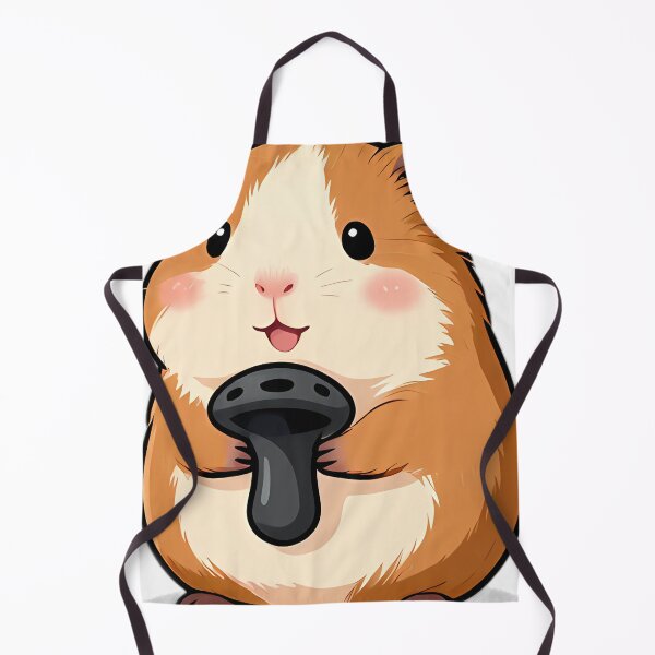 Item preview, Cute Guinea Pig with Black Trumpet Mushroom designed and sold by pumsquare.