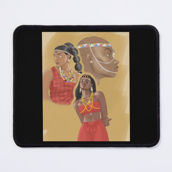 Item preview, Faces Of Heritage Traditional African Tribal Portrait Design designed and sold by LeleArtworkse.