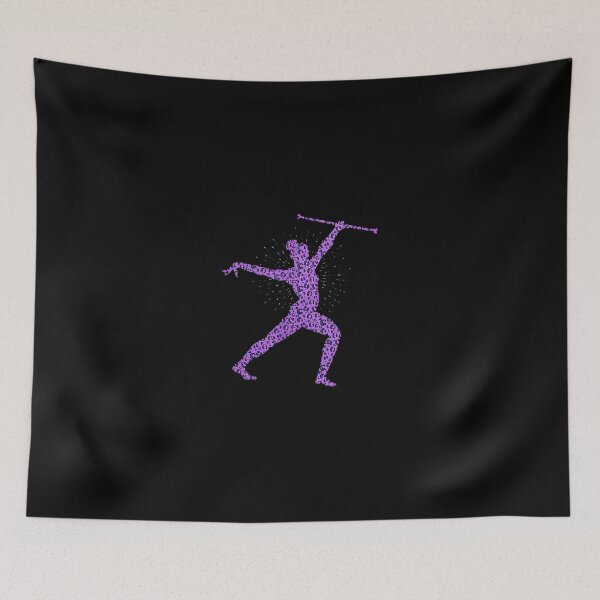 Item preview, Purple Leopard Baton Twirler designed and sold by SalvadorEllison.