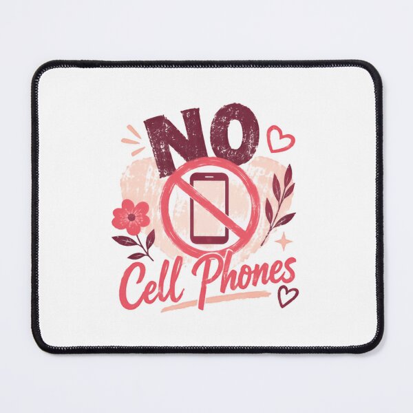 Item preview, No Cell Phones Digital Detox Unplug Less Screen Time Advocate designed and sold by JonesFlora2025.