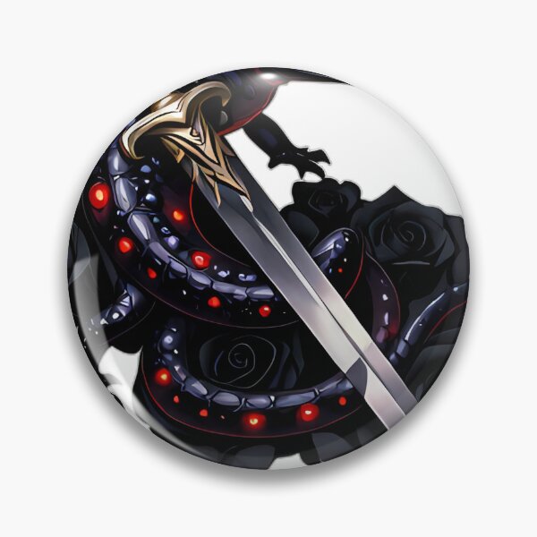 Item preview, Gothic Obsidian Salamander Dagger and Black Rose designed and sold by IllumeInk.
