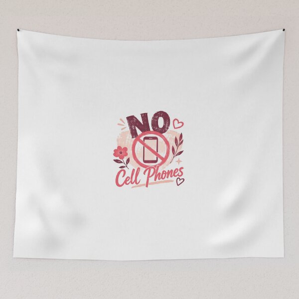 Item preview, No Cell Phones Digital Detox Unplug Less Screen Time Advocate designed and sold by JonesFlora2025.