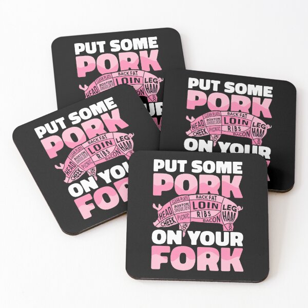 Item preview, Put Some Pork On Your Fork Pig Cut Diagram designed and sold by DaniaNeal.