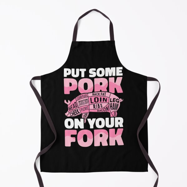 Item preview, Put Some Pork On Your Fork Pig Cut Diagram designed and sold by DaniaNeal.
