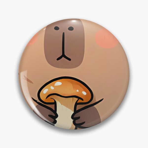 Item preview, Cute Capybara with Giant Boletus Mushroom on Head designed and sold by pumsquare.