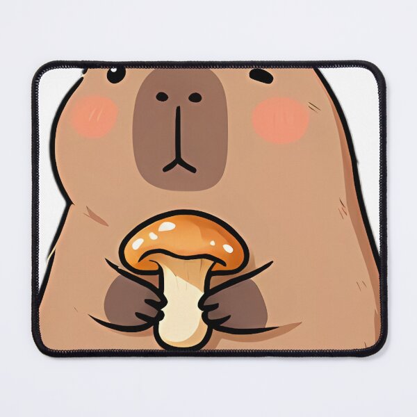 Item preview, Cute Capybara with Giant Boletus Mushroom on Head designed and sold by pumsquare.
