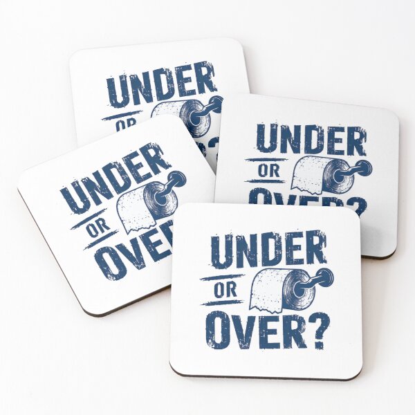 Item preview, Under Or Over? Toilet Paper Debate Bathroom Humor designed and sold by HumansStuck12.