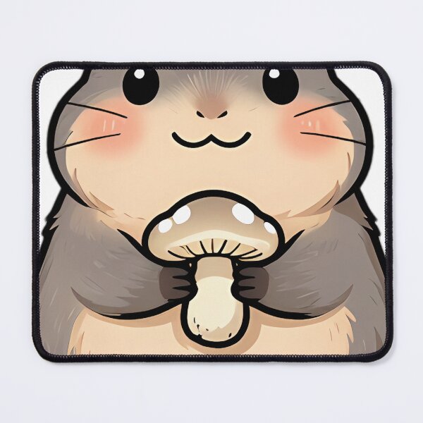 Item preview, Cute Mountain Pika with Tiny Fairy Inkcap designed and sold by pumsquare.