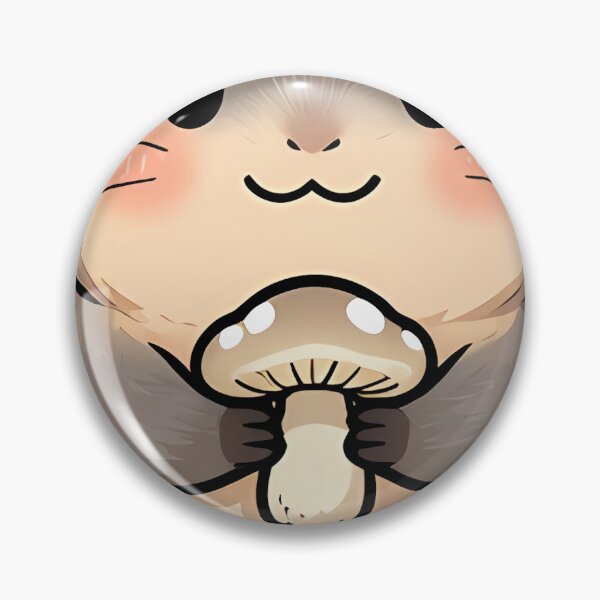 Item preview, Cute Mountain Pika with Tiny Fairy Inkcap designed and sold by pumsquare.